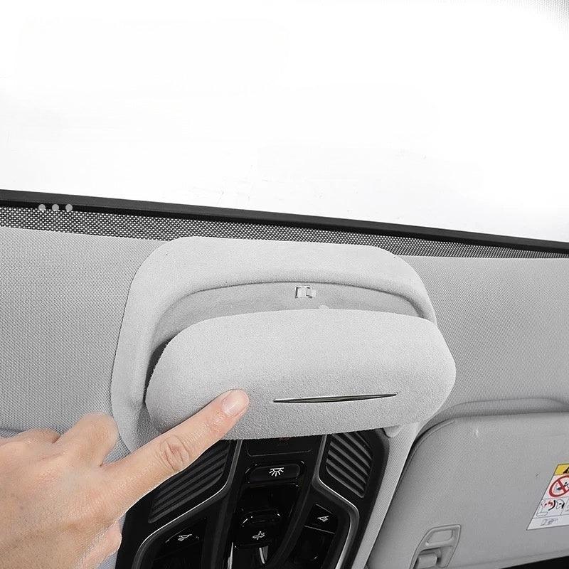 Suede Car Eyeglass Case for Geely（Not compatible with Starray in the UK/AU）