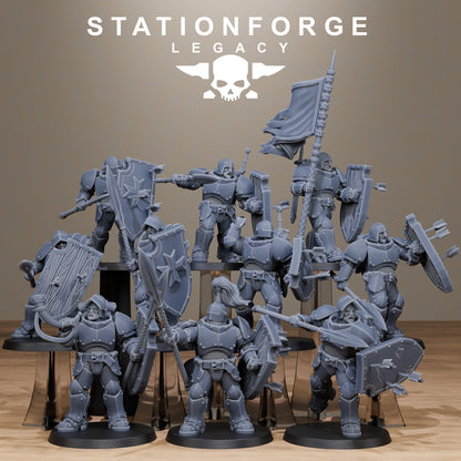 3D Printed Solaris Spearmen by Stationforge Miniatures