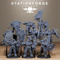 3D Printed Solaris Spearmen by Stationforge Miniatures