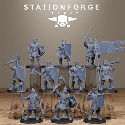 3D Printed Thorncrest Infantry by StationForge Miniatures