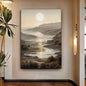 Misty Shores Coastal Impasto Wall Art
