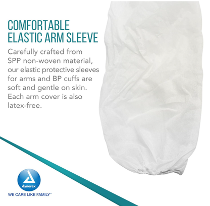 Dynarex BP Cuff Barrier Sleeve, Non-Woven   100ea/bx, 5bxs/case (500 Count)