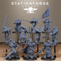 3D Printed Solaris Greatswordsmen by Stationforge Miniatures