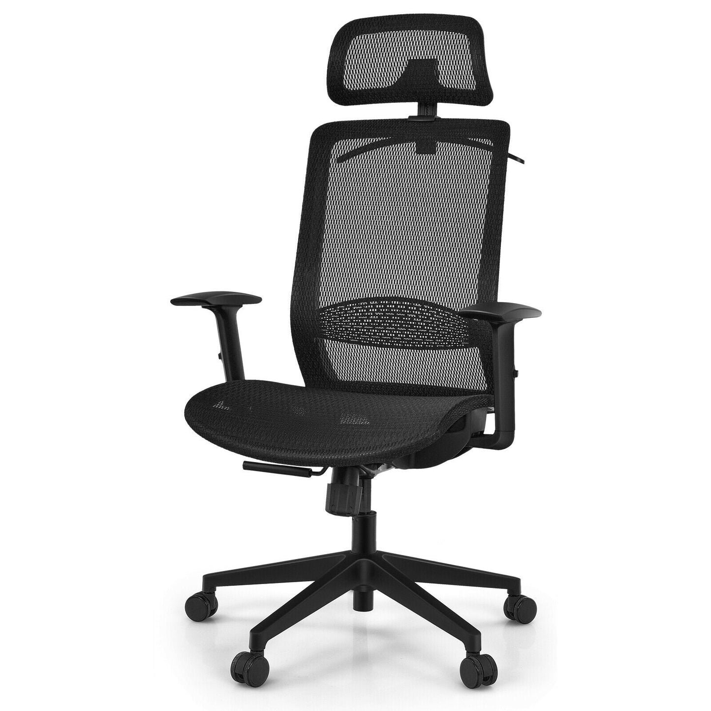 Height Adjustable Ergonomic High Back Mesh Office Chair with Hange