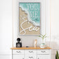 You Me and the Sea Coastal Sign VI