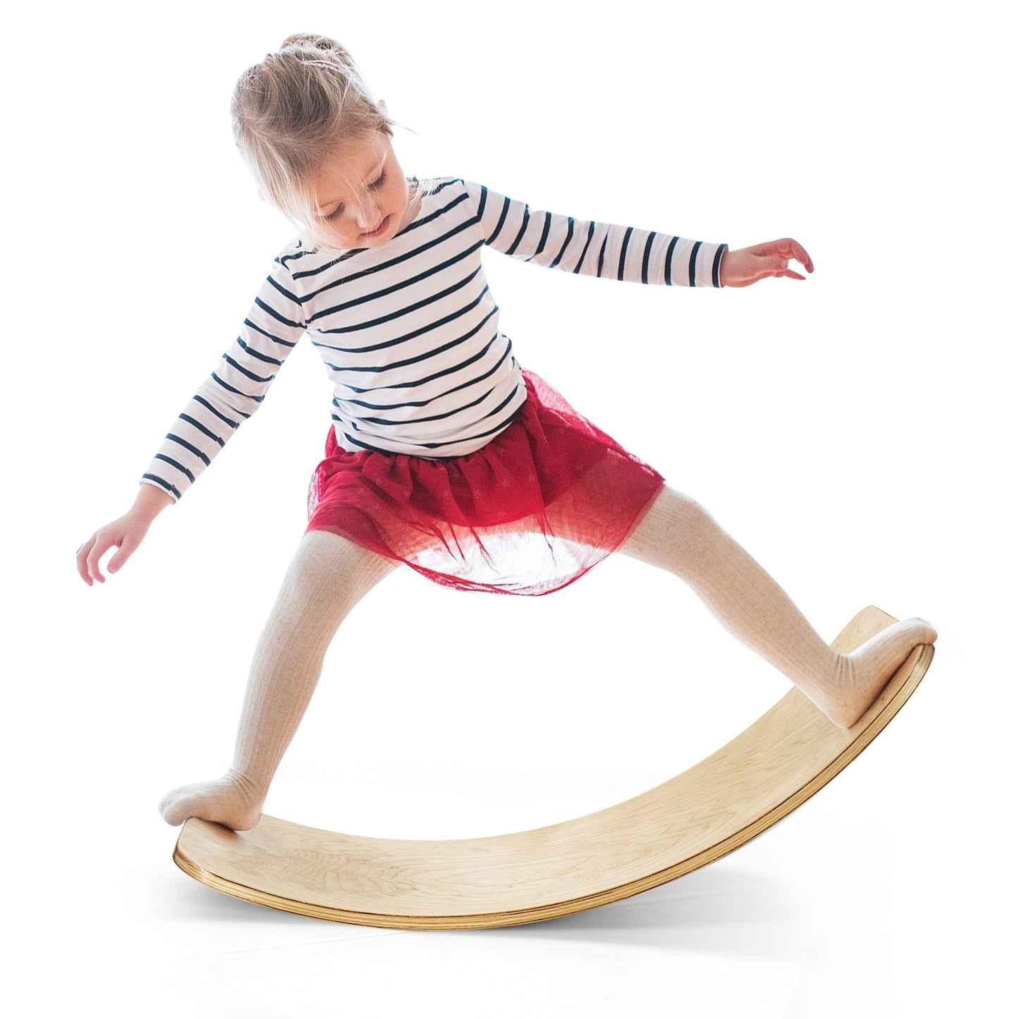 12 Inch Wobble Board for Balance Training-Natural