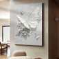White Butterfly Wall Art