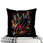 Motorcycle-Themed Double-Sided Square Pillow