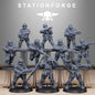 3D Printed FreeGuard Infantry by StationForge Miniatures