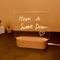 LED Writing Board – Reusable Message & Reminder Light Board