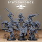 3D Printed Bogkin Spearmen by StationForge Miniatures