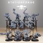 3D Printed Orkaz Skull Infantry x10 by StationForge Miniatures