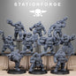 3D Printed GrimGuard Jungle Fighter Mutants x10 by StationForge Miniatures
