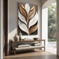 Elegant 3D Leaf Wall Art