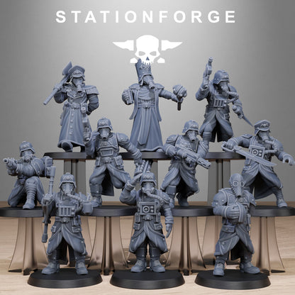 3D Printed GrimGuard Vigils by StationForge Miniatures