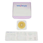 Safe N Simple 2- Piece Flat Wafer Standard Wear Tape Collar White, Flange Cut to Fit (80 Count)