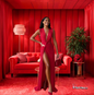 New sexy long Low-cut V-neck High Slit dress for women