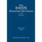 Romanian Folk Dances, Sz.68: Study score - Paperback
