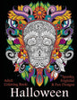 Adult Coloring Book: Halloween: Spooky, Frightful & Fun Designs - Paperback