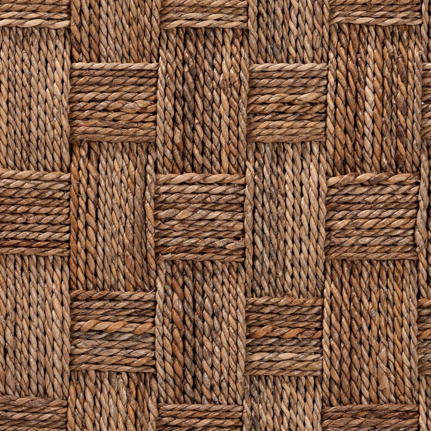 Bohemian Natural Seagrass End Table