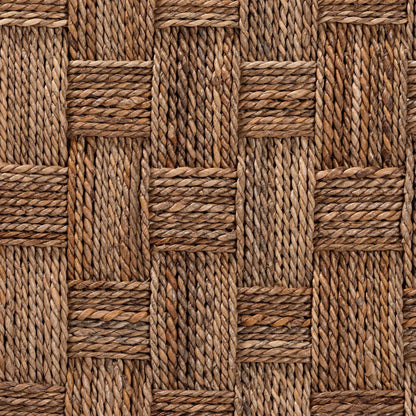 Bohemian Natural Seagrass End Table