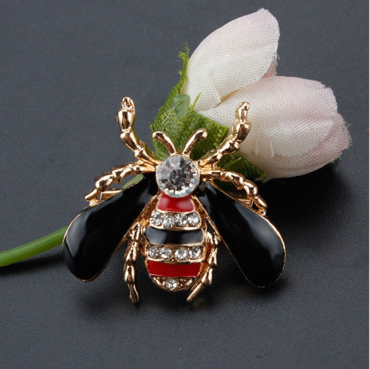 Cute Animal New Style Oil-Drop Bee Brooch