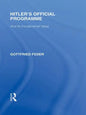 Hitler's Official Programme Rle Responding to Fascism - Paperback
