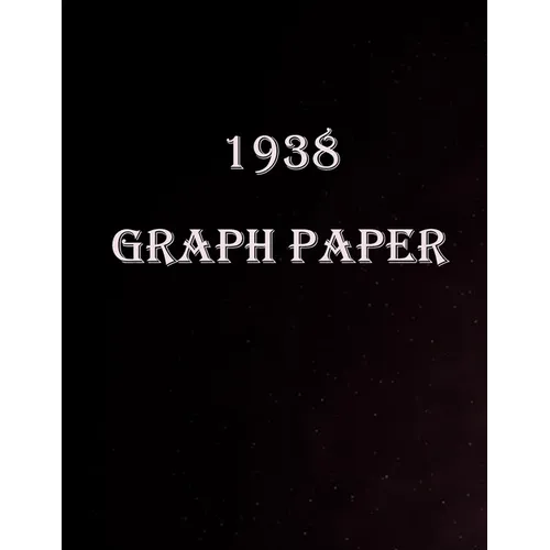 1938 Graph paper: Graph Paper Quad Rule 5x5,150 Pages, Large (8.5 x 11 inches) - Paperback