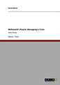 McDonald's Russia: Managing a Crisis: Case Study - Paperback
