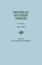 Historical Southern Families. in 23 Volumes. Volume XXIII - Paperback