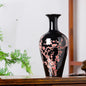 Small Black Pottery Bud Vases – Chinese‑Style Ceramic Ornaments (14 Designs)