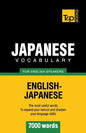 Japanese vocabulary for English speakers - 7000 words - Paperback