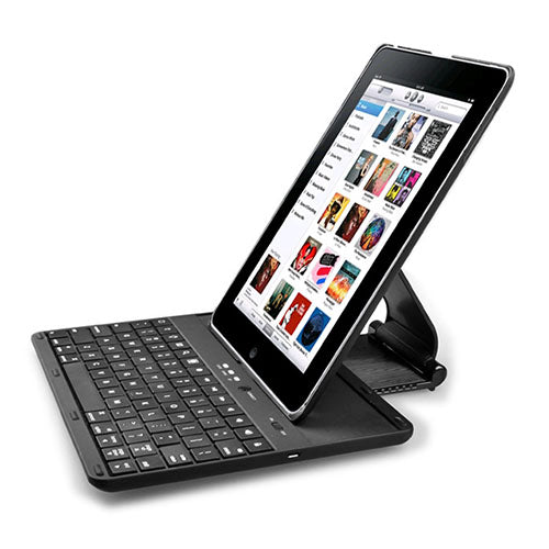 Aluminum Case for iPad 2 & iPad 3, Protective Lightweight Hard Shell Cover with Bluetooth Keyboard