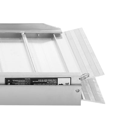 Wheelchair Ramp Aluminum 6 Ft Folding Non-Slip 800 Lb Capacity
