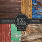 Wood Background Scrapbook Paper Pad 8x8 Scrapbooking Kit for Papercrafts, Cardmaking, DIY Crafts, Rustic Texture Design, Multicolor - Paperback