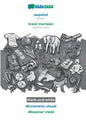 español - kreol morisien, diccionario visual, BW: BABADADA Spanish - Mauritian Creole, visual dictionary, BW - Paperback