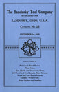 Sandusky Tool Co. 1925 Catalog: Catalog No. 25, September 1st, 1925 - Paperback
