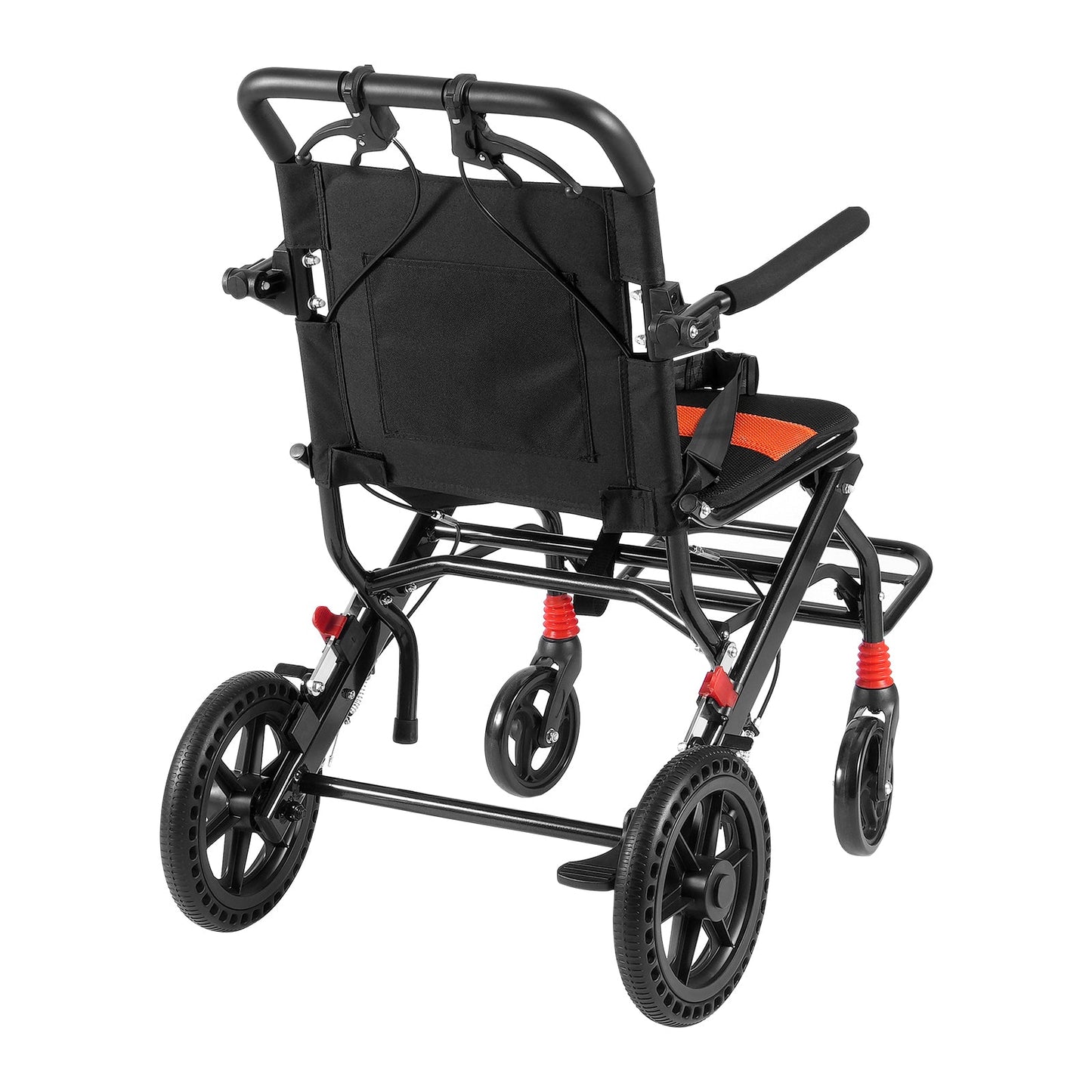 Manual Wheelchair Folding Aluminum 18" Seat 220 LB Capacity