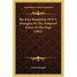 The Four Pamphlets Of P. C. Passaglia On The Temporal Power Of The Pope (1862) - Paperback