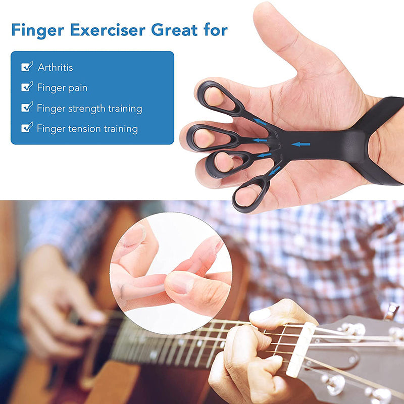 Silicone Finger Grip Exerciser – Hand Strength & Arthritis Rehabilitation Trainer