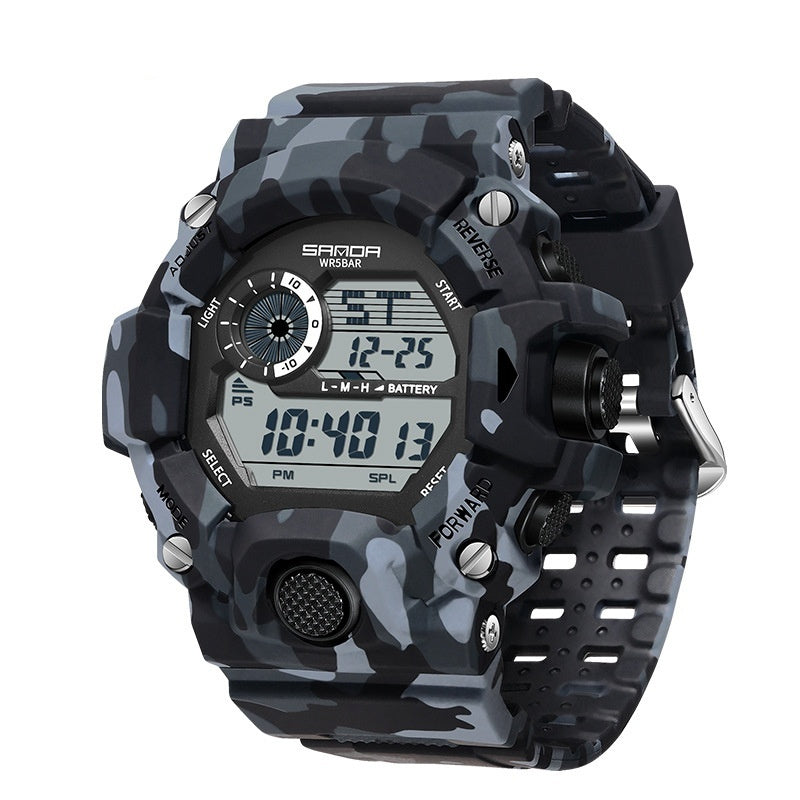 Multi-functional Camouflage Series Outdoor Sports Electronic Watch
