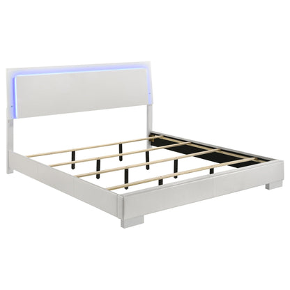 Felicity 6-piece California King Bedroom Set White Gloss