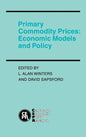 Primary Commodity Prices - Hardcover