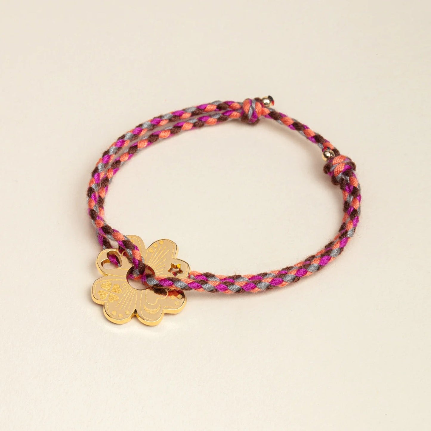 Stainless Steel Bracelet With Moon And Heart Charms