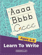 Learn To Write Ages 4-8: Alphabet Handwriting Practice workbook for kids, Preschool writing Workbook with Sight words for Pre K, Kindergarten a - Paperback