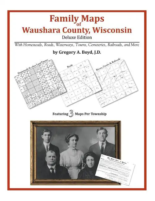 Family Maps of Waushara County, Wisconsin - Paperback