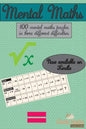 Mental Maths: 100 mental maths puzzles in three different difficulties - Paperback