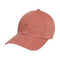 adidas Originals Womens Mini Logo Relaxed Adjustable Cap Magic Earth Red/Magic Earth Red One Size