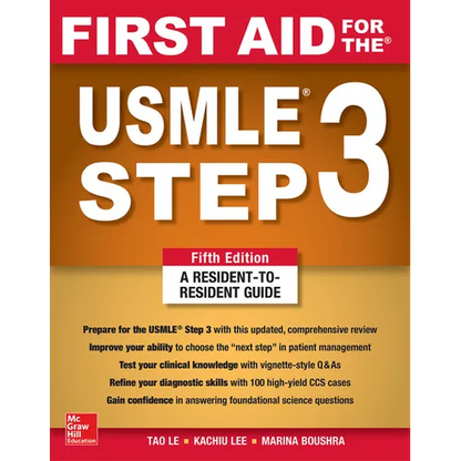 First Aid for the USMLE Step 3, Fifth Edition - Paperback