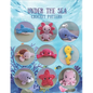Under The Sea Crochet Pattern: 9 Sea Creatures Crochet Pattern All in Book, Crochet Activity Book, Amigurumi Crochet Book for All, Plush Crochet - Paperback